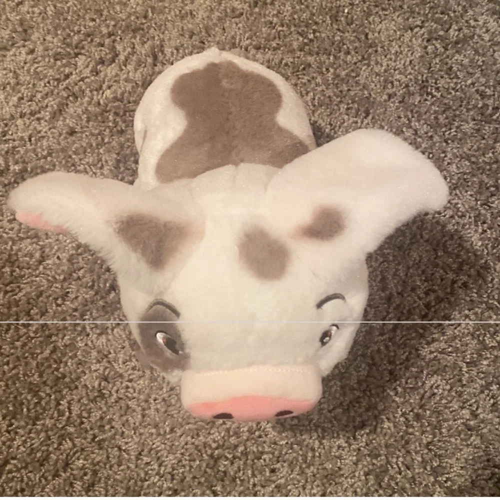 NWOT Rare jumbo and small Pau Pig plush